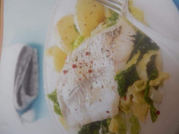 Gedünsteter Zander auf Wirsing