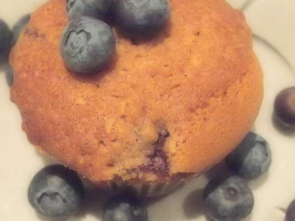 Variation von American Blueberry Muffins VEGAN