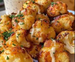 Gebackene, panierte Blumenkohlrössli à la Mama