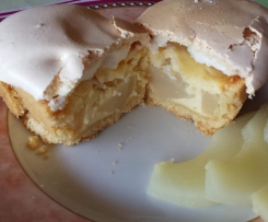 Birnen-Baiser-Käsekuchen in der 9er-Tchibo-Form