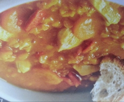 Linsen-Kürbis-Eintopf