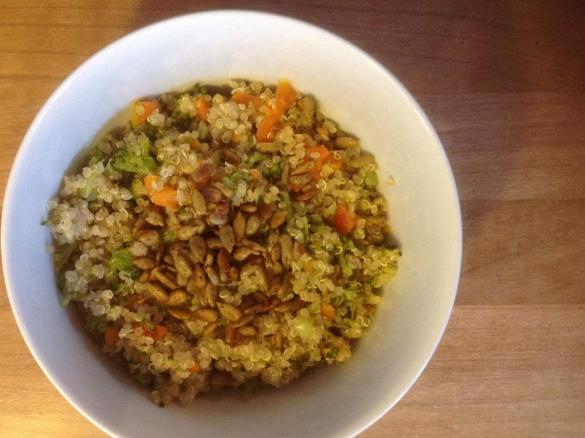 Quinoa Salat (vegan) 