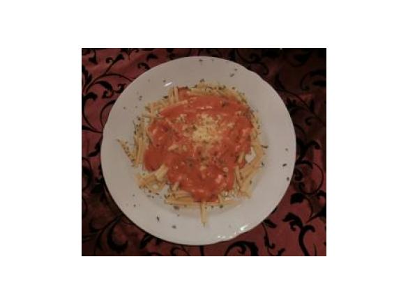 Penne mit Kürbissahnesoße