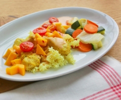 Thai-Hühnchen mit Kokosmilch und Mango