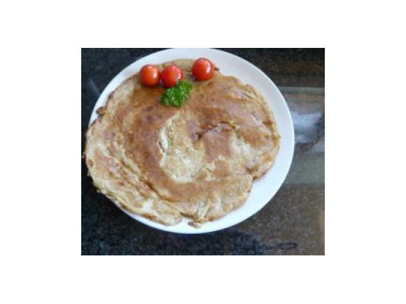 salzige Vollkorn Pfannkuchen