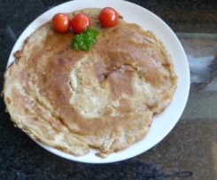 salzige Vollkorn Pfannkuchen