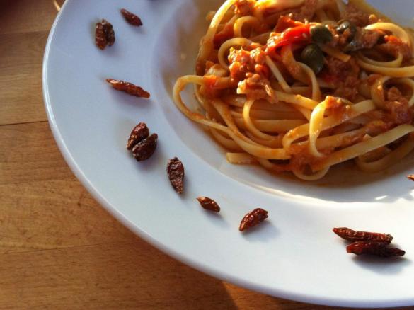 Linguine al tonno