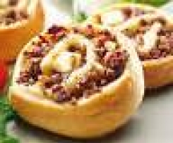 Würzige Hefeschnecken