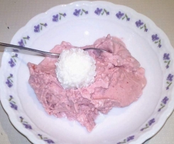 Erdbeer Raffaello Eis