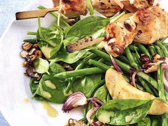 Salat mit Brechbohnen