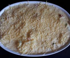 Kartoffelauflauf mit Würstchen