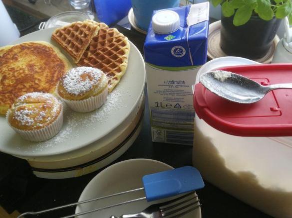 Universalbackmischung für Waffeln, Pancakes, Muffins usw.