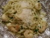Spaghetti mit Garnelen - scharf