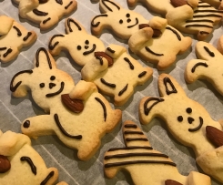 Fröhliche Osterhasen