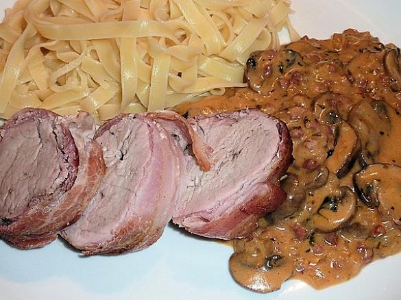 Schweinefilet mit Spätzle