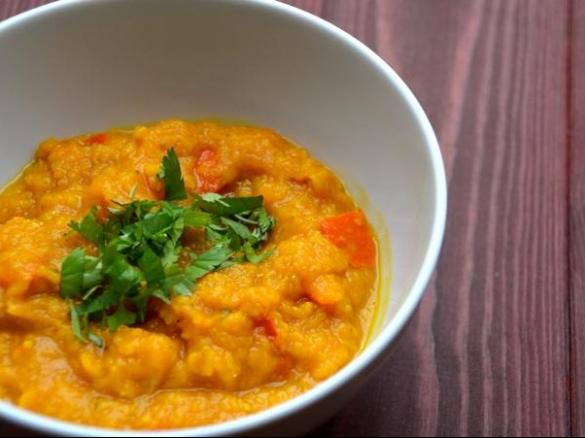 Linsen Kürbis Curry