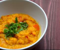 Linsen Kürbis Curry