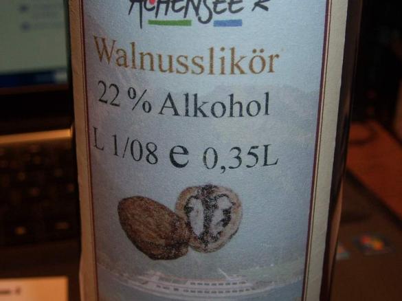 Rene s Walnuß-Sahnelikör..