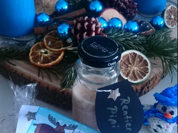 Rentier-Pipi Likör Überraschungsei passend zur Rentier-Kacke und den Schneemann-Pupsen