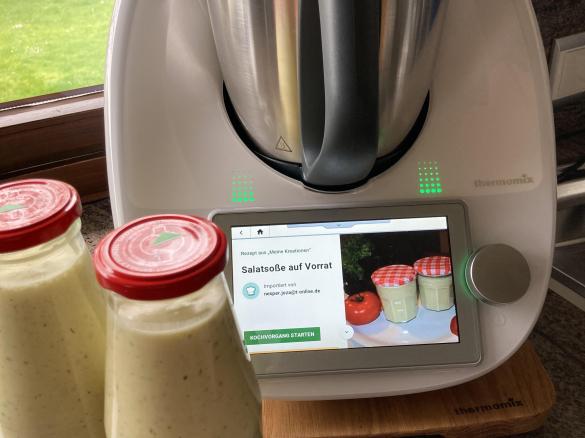 Salatsoße auf Vorrat