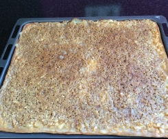 Apfel-Nuß-Kuchen vom Blech