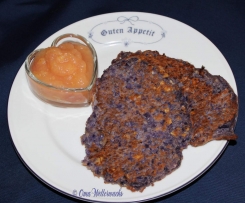 Vitelotte-Kartoffelpuffer 