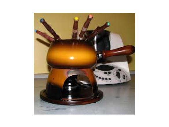 Fondue Raclette Bananen Curry Sosse