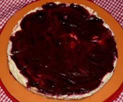 Cheesecake mit Himbeerpüree