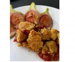Pflaumen- Feigen Crumble