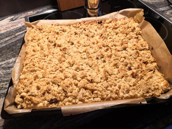 Winter - Apfelkuchen mit Mandeln