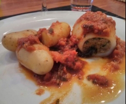 Gefüllte Calamari (Tintenfischtuben)