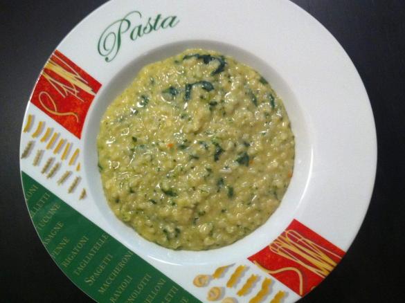 Risotto Spinat-Gorgonzola