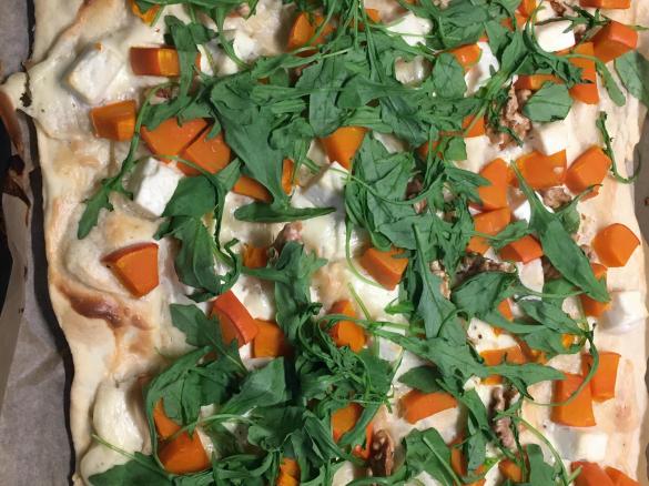 Flammkuchen vegetarisch