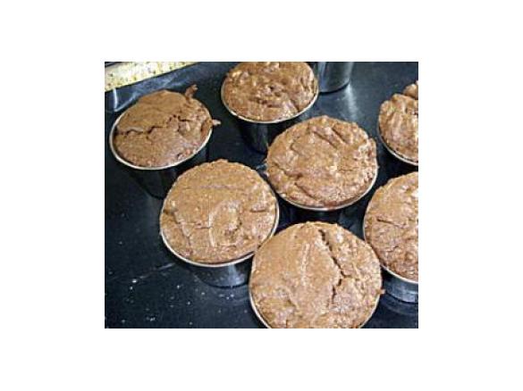 Schokomuffins "Duo" mit weißem flüssigen Kern