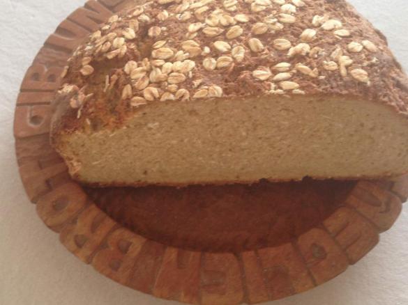 Haferbrot mit Vollkornhaferflocken