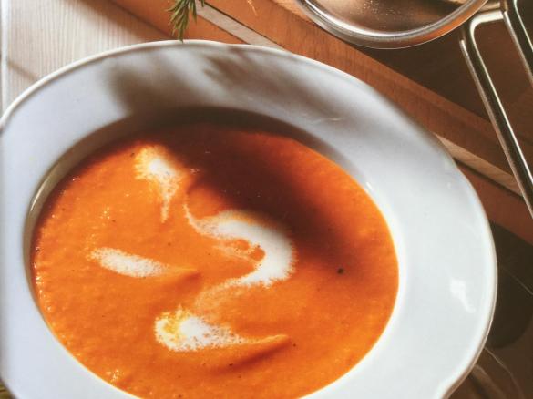 Karottenpürreesuppe