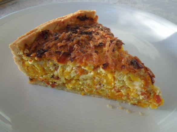 Kürbisquiche