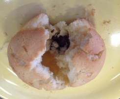 Muffins mit flüssigem Schokikern