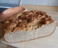 Orangen-Schinken-Honigbrot
