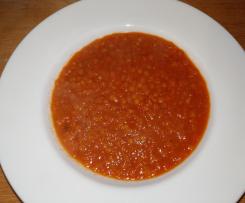 Rote Linsen Ratatouille (vegan)