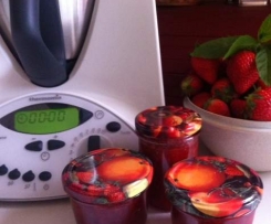 Erdbeermarmelade mit Minze