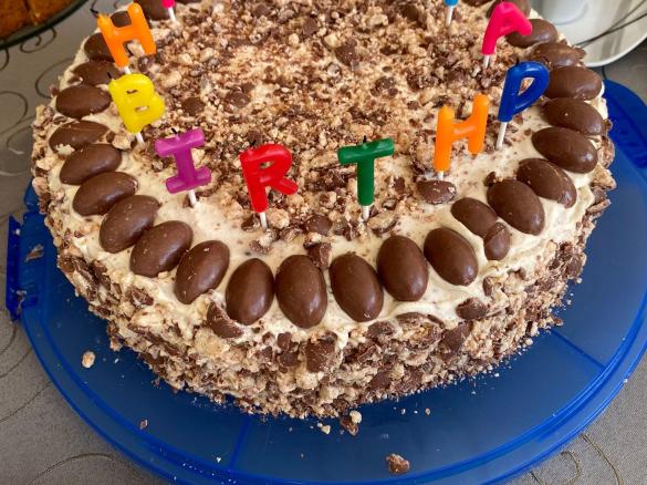 Schnelle Schokobontorte