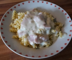 schnelle und einfache Schinken Soße