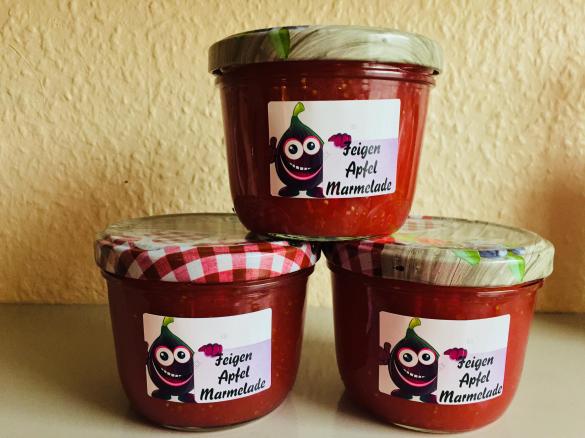 Feigen Marmelade mit Äpfel