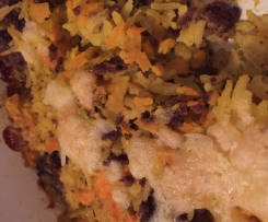 Herzhafter Reisauflauf