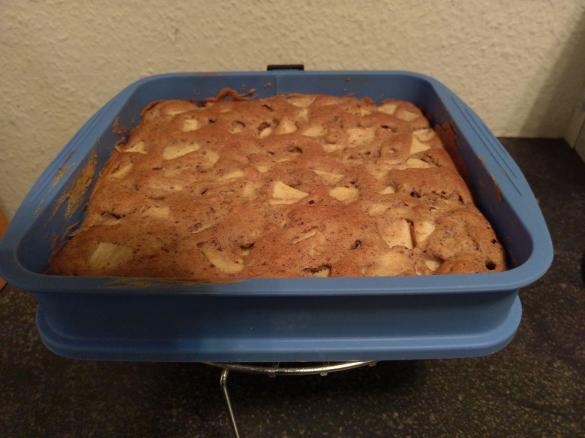 Zuckerfreier Apfelkuchen, vegan