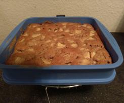 Zuckerfreier Apfelkuchen, vegan