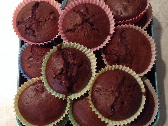 Schokoladige Mini-Muffins