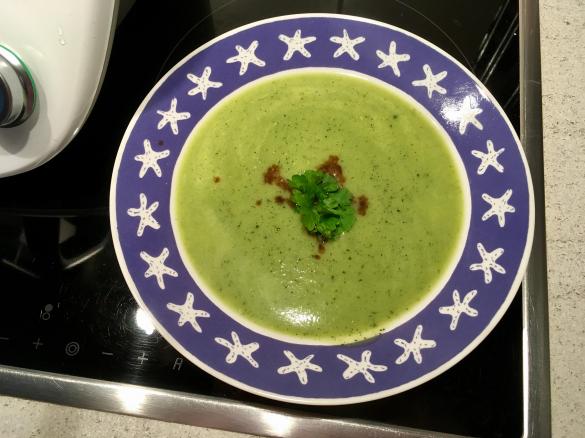 Zucchini Creme Suppe, Low Carb, Low Fett, SWK / hCG Kur