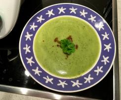 Zucchini Creme Suppe, Low Carb, Low Fett, SWK / hCG Kur